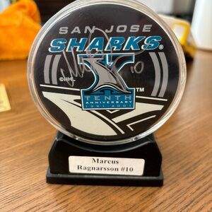 NHL Signed Hockey Puck